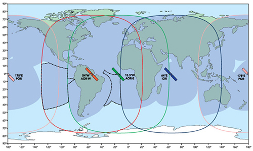 Inmarsat coverage